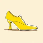 pale yellow shoes image